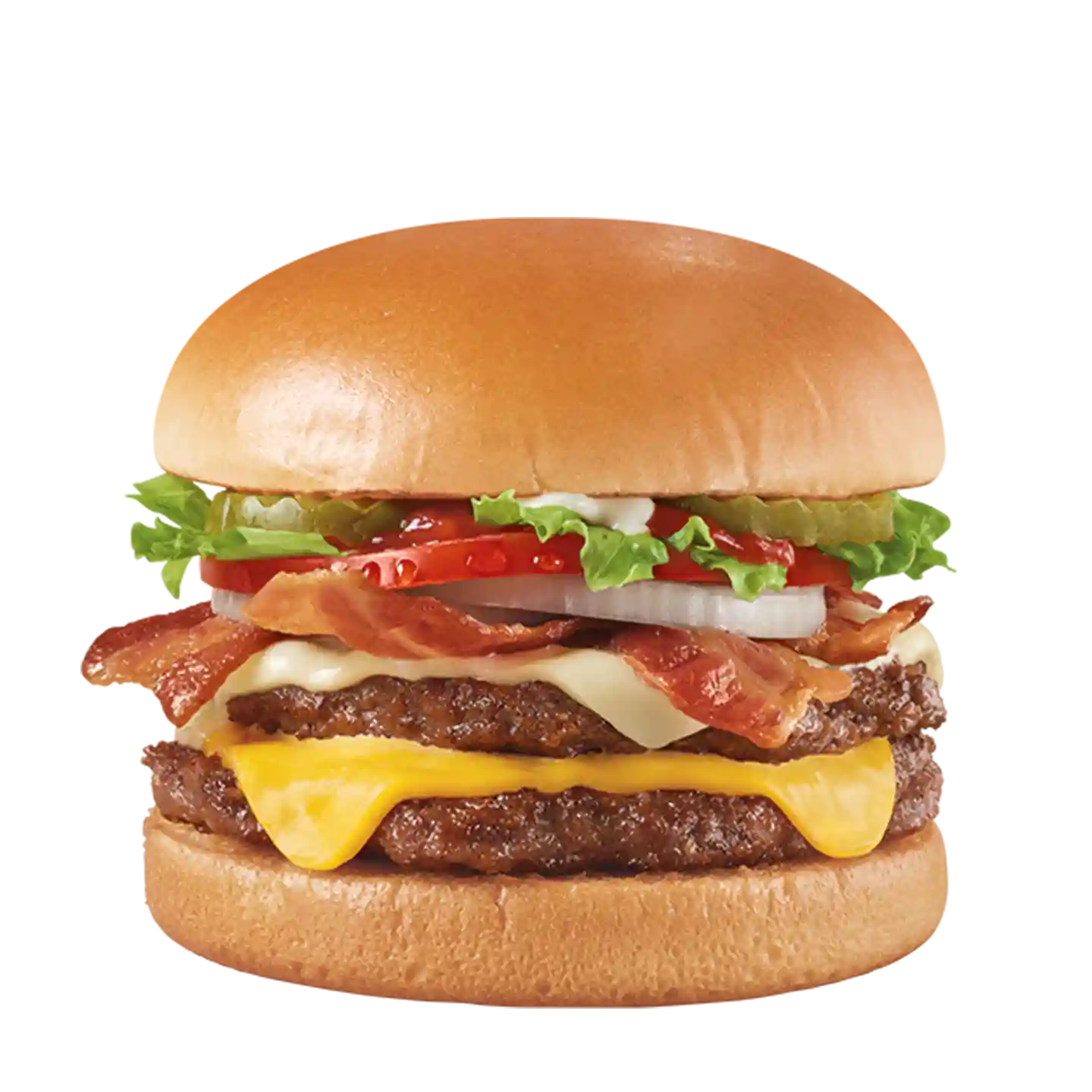 DQ Bacon Cheese Deluxe Double Signature Stackburger